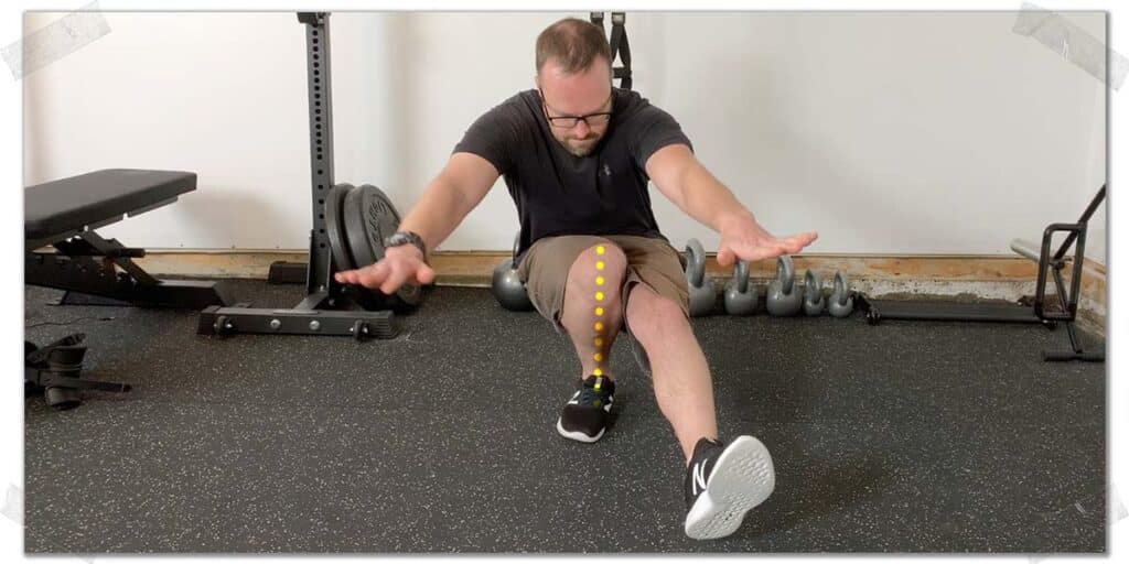 Knee pain after pistol squats clearance