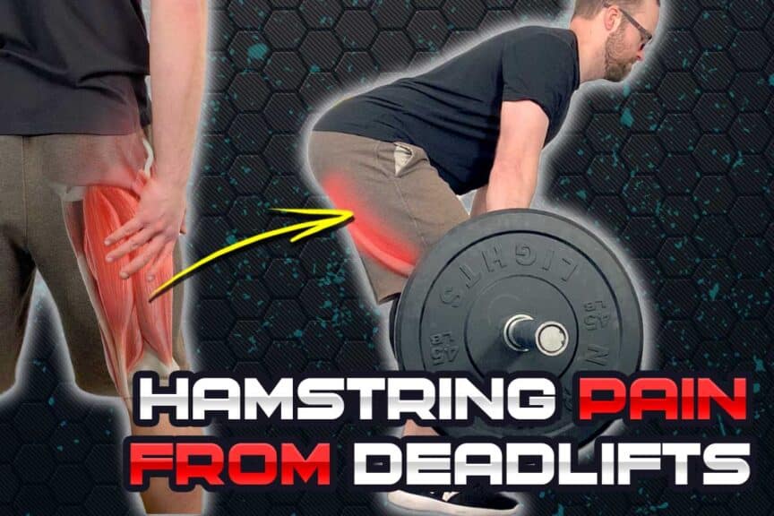 Experiencing hamstring pain when performing deadlifts