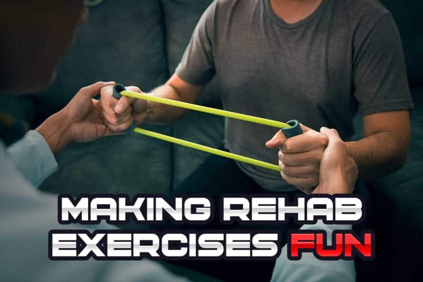Performing physical therapy exercises
