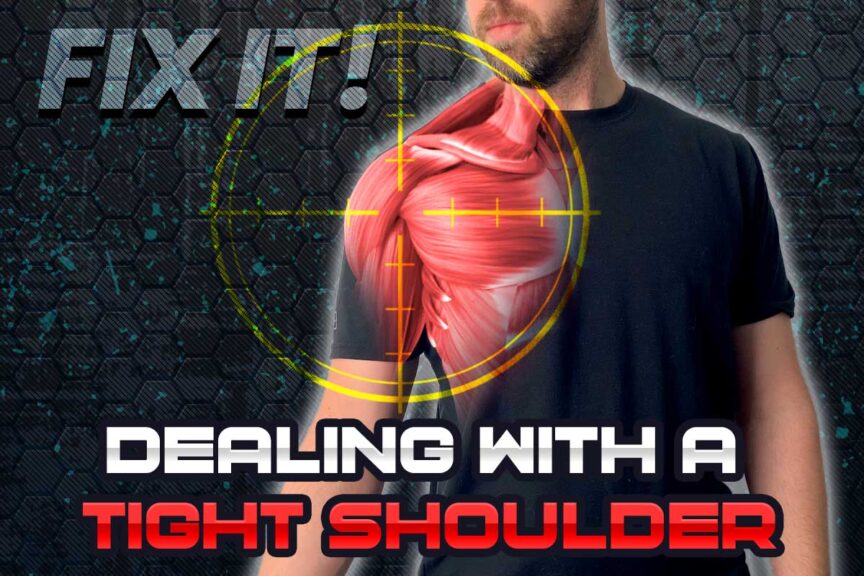 Experiencing a tight and stiff shoulder