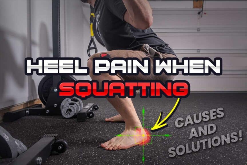 Experiencing heel pain when performing the barbell squat