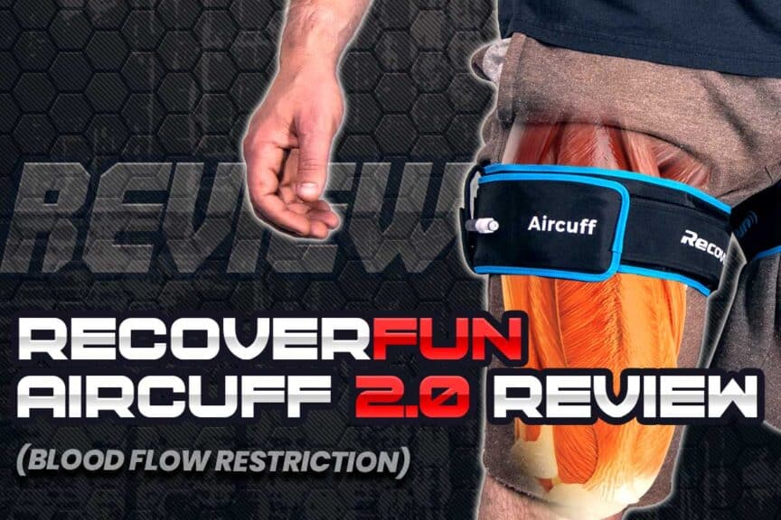 Wearing the RecoverFun Blood Flow Restriction AirCuff 2.0